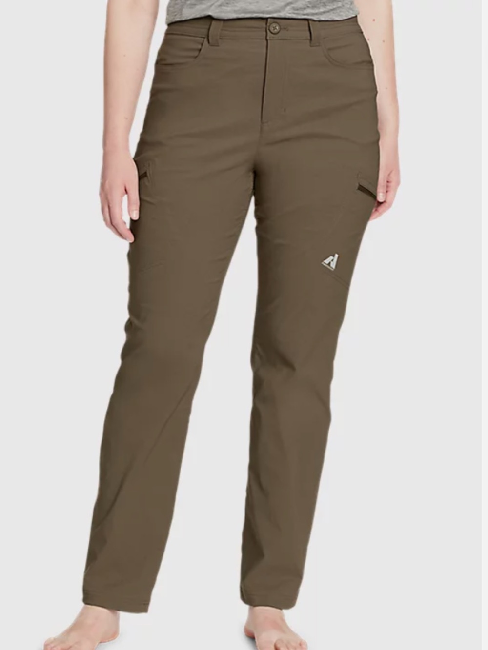 Eddie Bauer Guide Pro Hiking Outdoor Stretch Pants Slate Green Women's Size 22W
